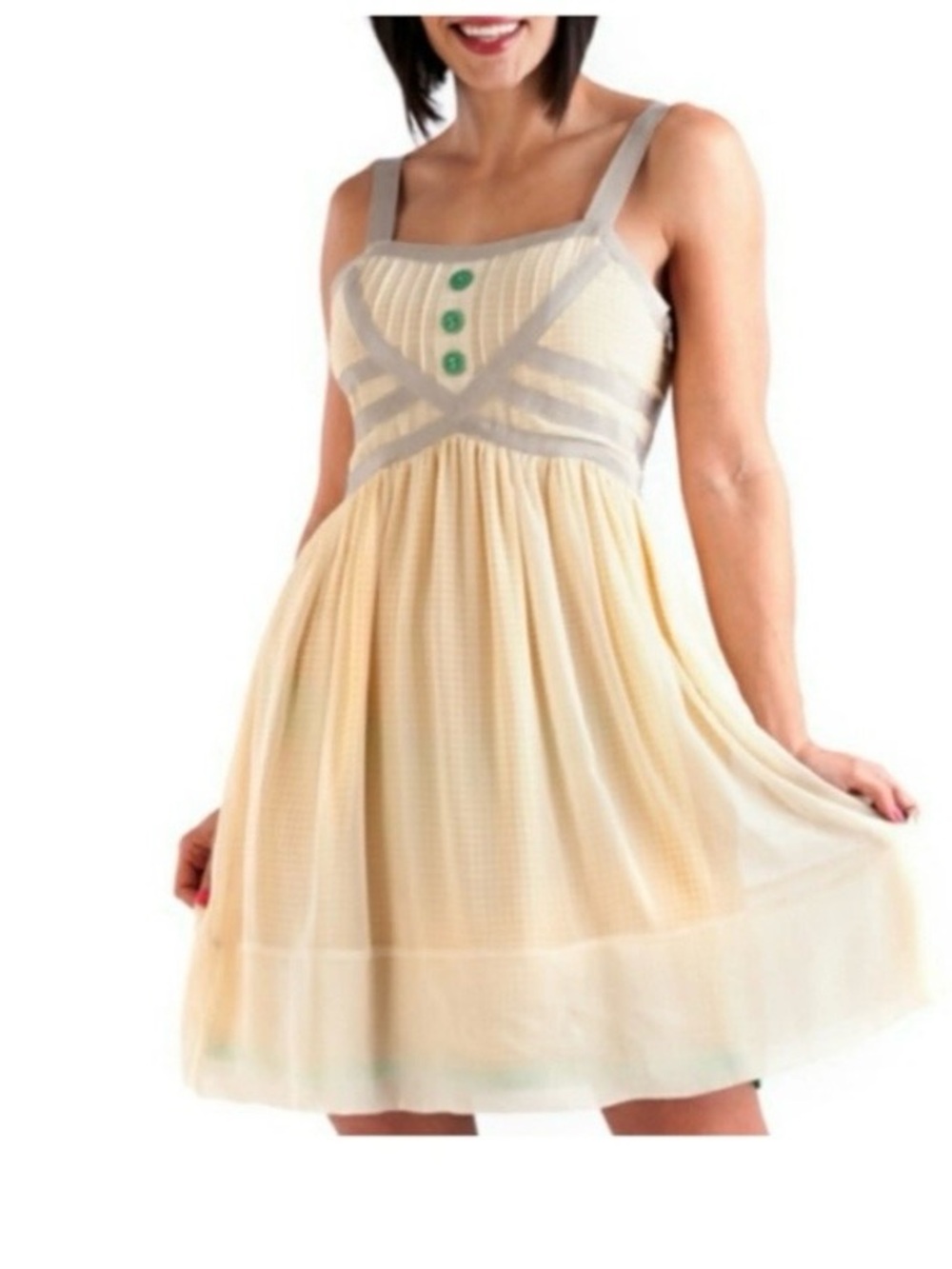 Matilda Jane Wonderful Parade
S'wonderful Spearmint Dress
Yellow White Green M